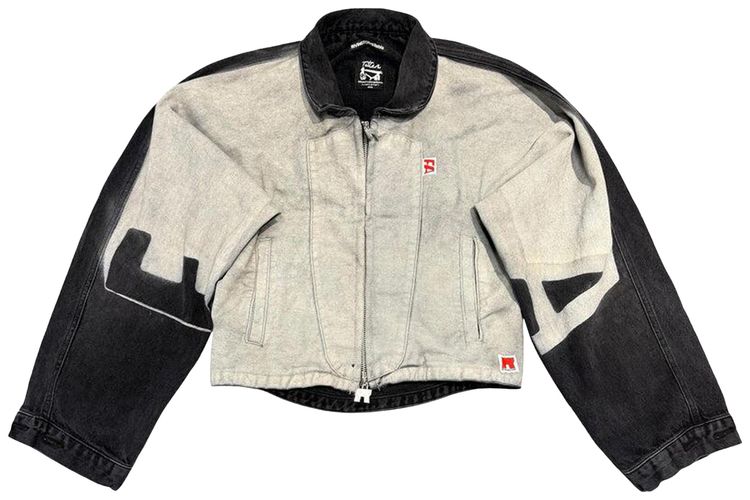 RIVINGTON roi Rebis Father Agency Trucker Jacket Black