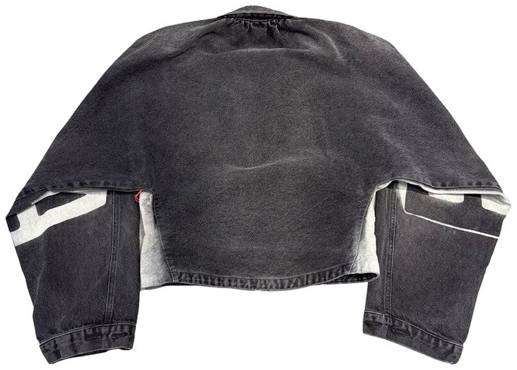 RIVINGTON roi Rebis Father Agency Trucker Jacket Black