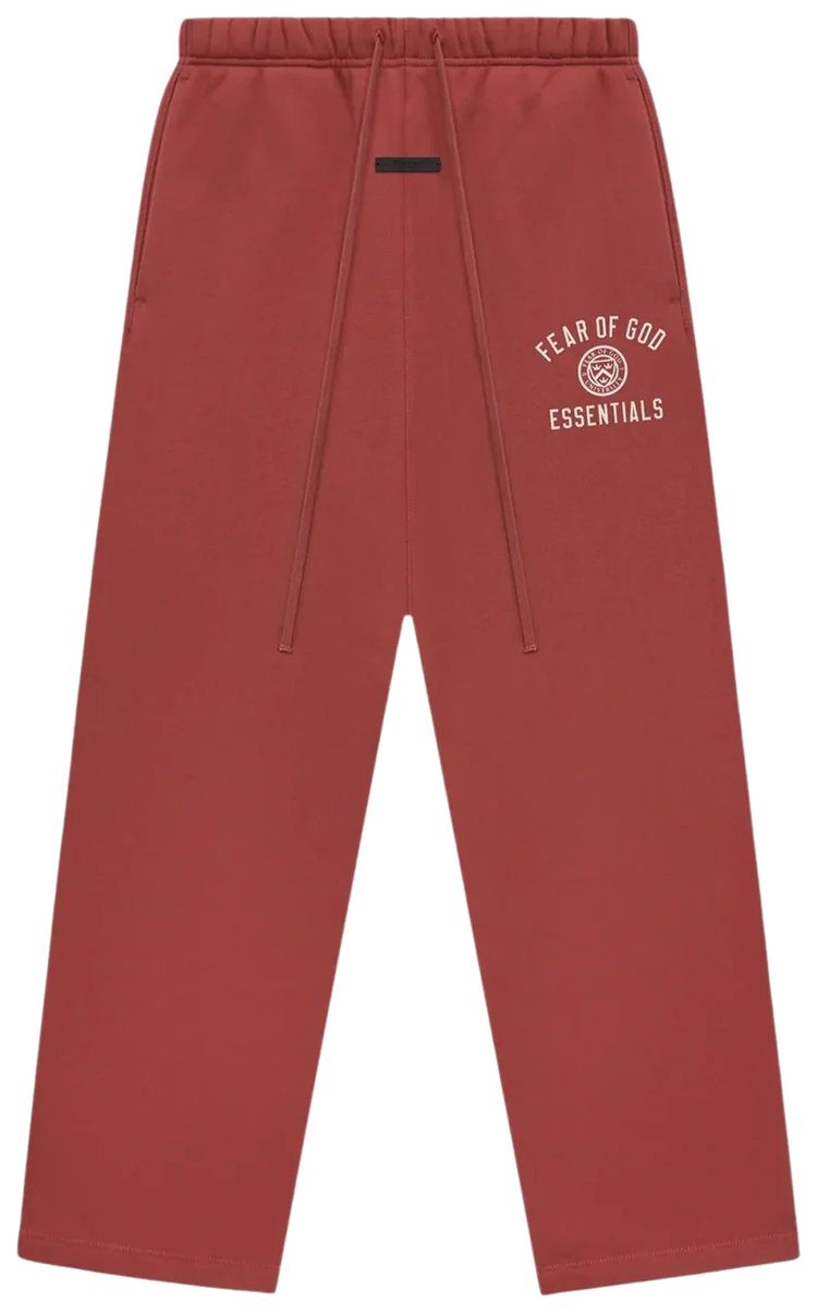 Fear of God Essentials Fleece Relaxed Sweatpants Crimson