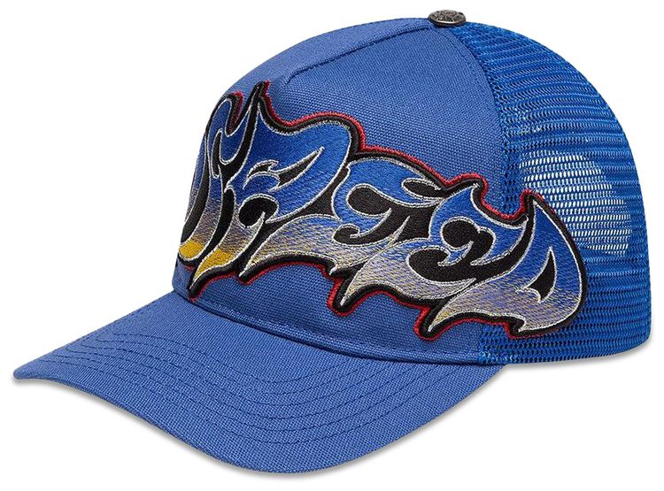 Godspeed Neo Trucker Hat Blue Yellow Red