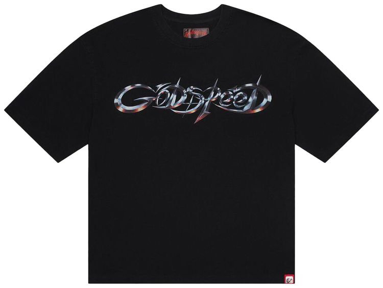 Godspeed New Age Logo T Shirt Black Wash