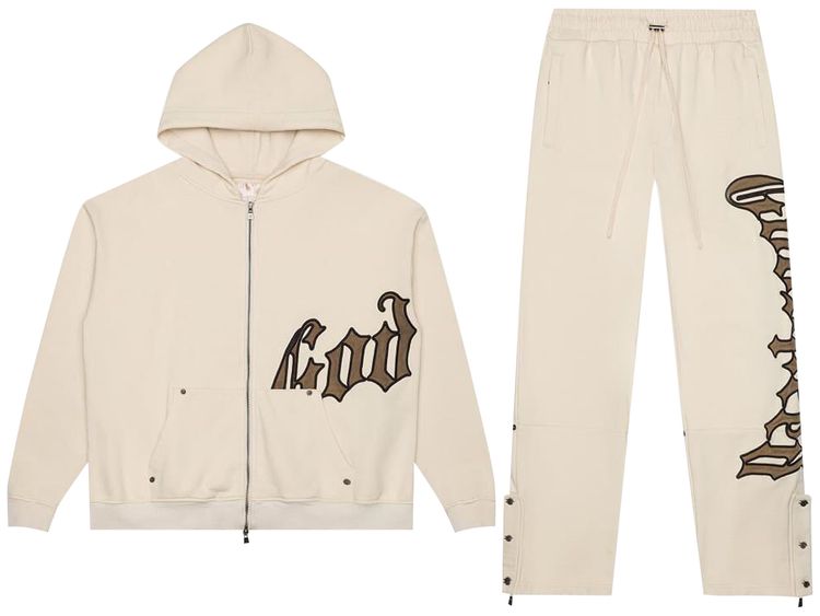 Godspeed OG Logo Sweatsuit V2 Creme Brolive