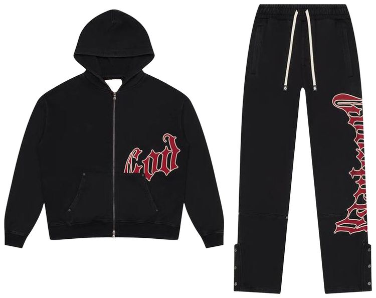 Godspeed OG Logo Sweatsuit V3 Black Red