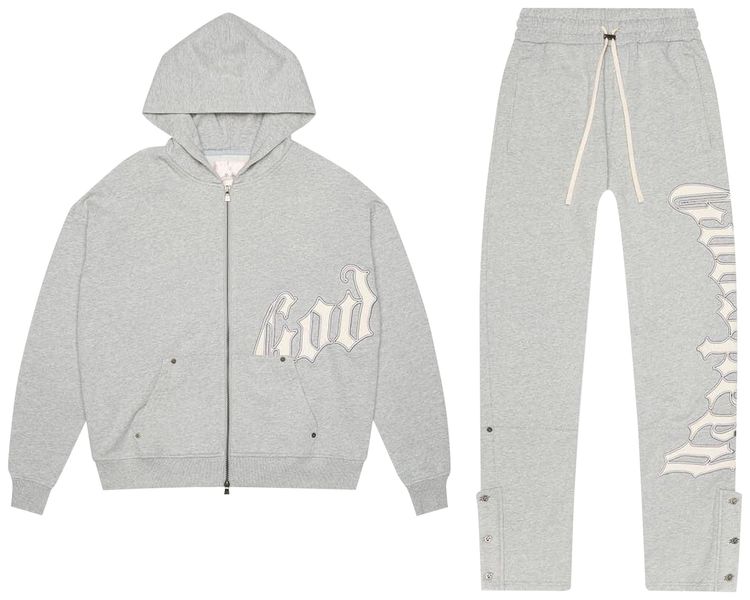 Godspeed OG Logo Sweatsuit V5 Heather Grey
