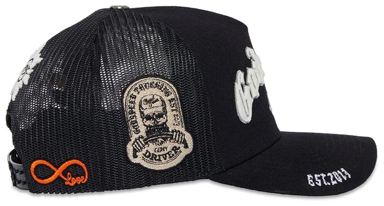 Godspeed Forever Hat Black White