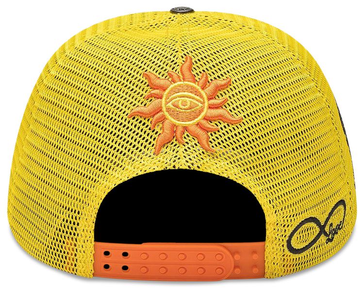 Godspeed Forever Trucker Hat Yellow Orange