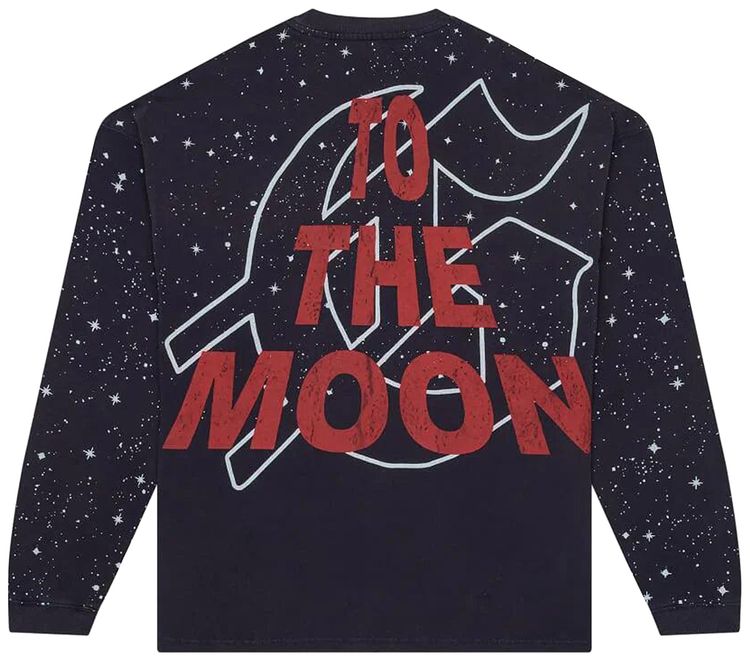 Godspeed No Looking Back Long Sleeve T Shirt Navy