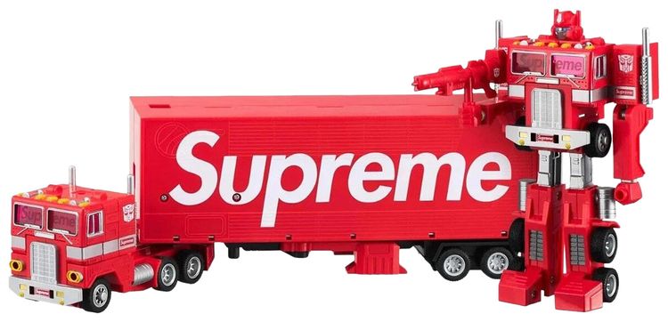 Supreme Transformers G1 Optimus Prime Figure Red