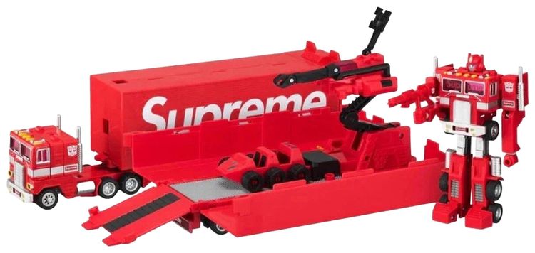 Supreme Transformers G1 Optimus Prime Figure Red