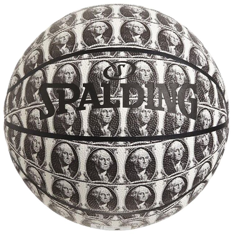 Supreme x Spalding Washington Basketball White