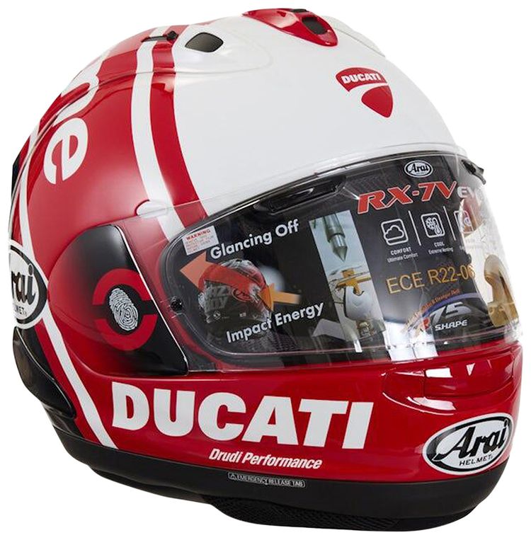 Supreme x Ducati Arai Corsair X Helmet Red