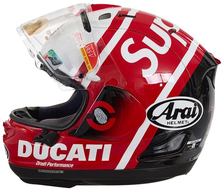 Supreme x Ducati Arai Corsair X Helmet Red