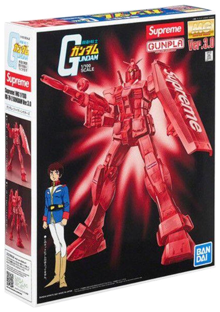 Supreme MG 1100 RX 78 2 GUNDAM Ver 30 Action Figure Red