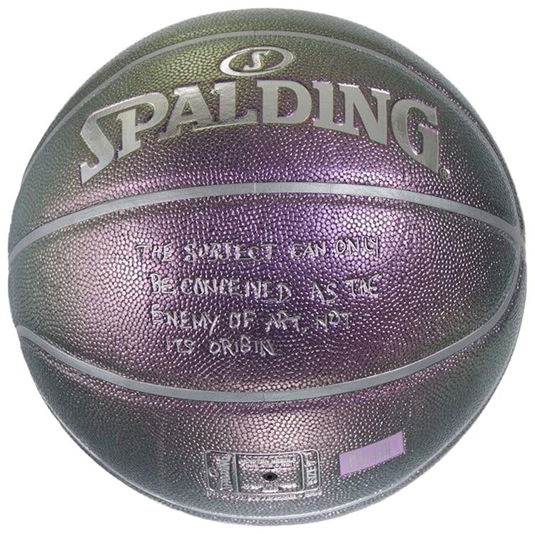 Supreme x Bernadette Corporation Spalding Basketball Purple