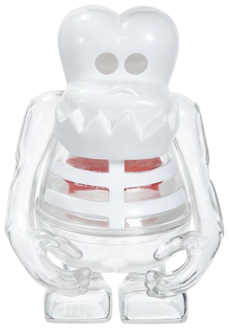 Supreme x Bounty Hunter Skull Kun Figurine Transparent
