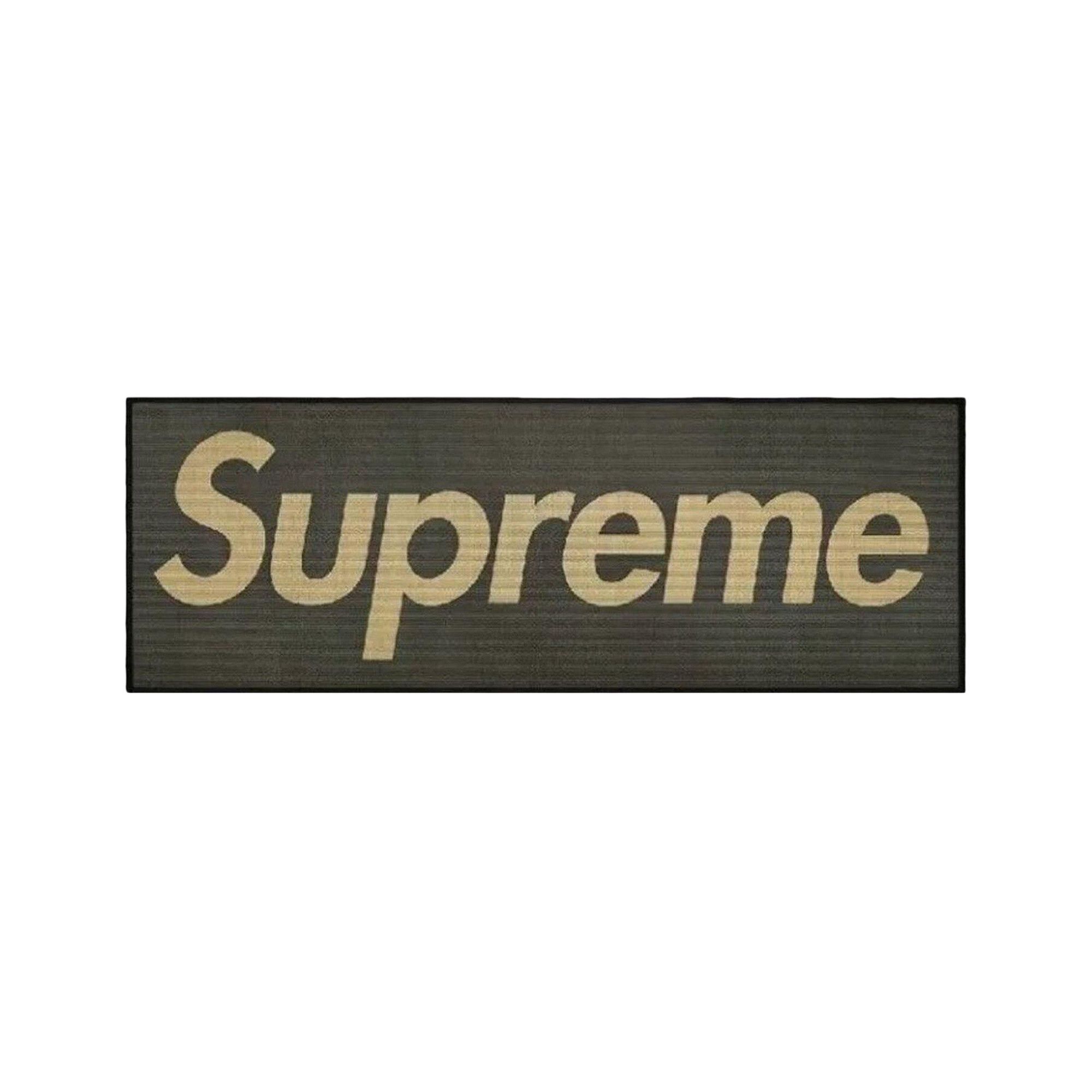 Buy Supreme Woven Straw Mat 'Black' - SS20A18 BLACK | GOAT UK