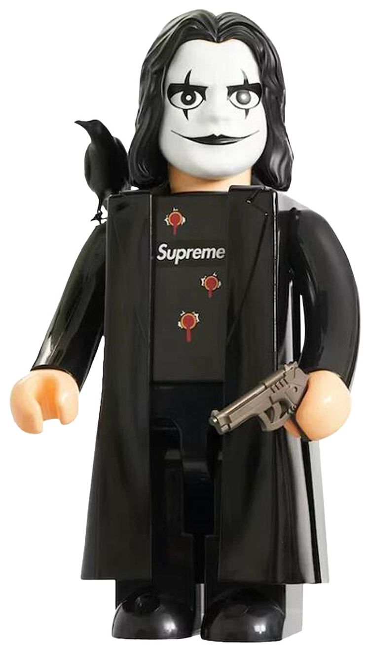 Supreme x The Crow Kubrick Figure 1000 Black