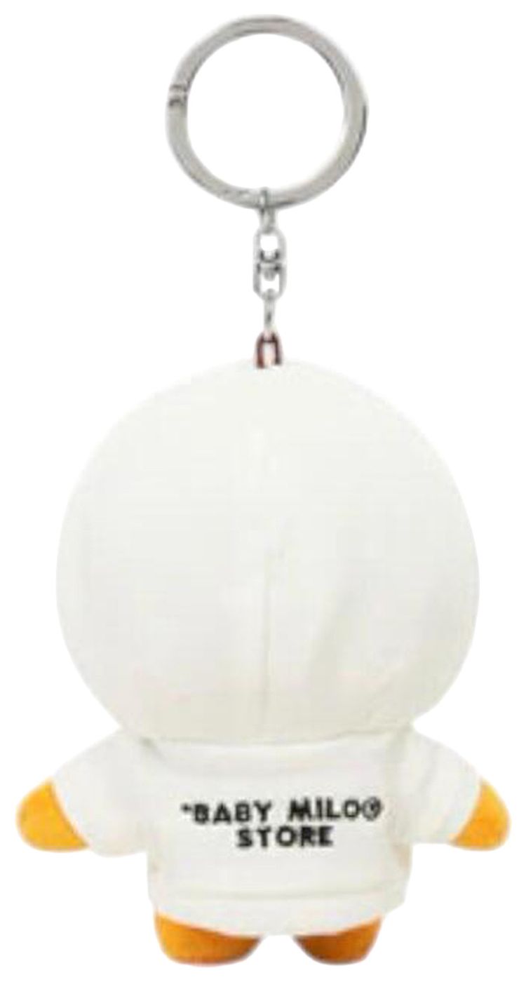 BAPE Baby Milo Plush Doll Keychain White