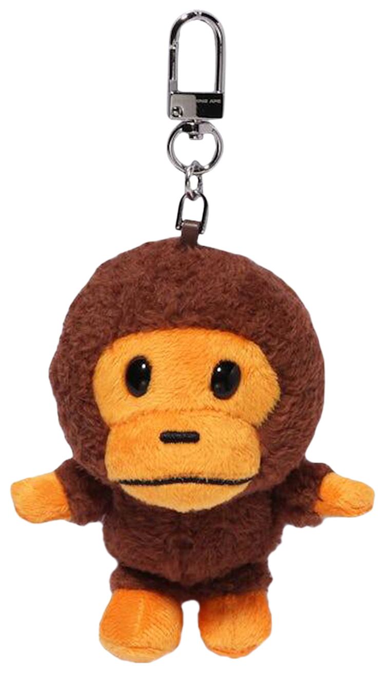 BAPE Baby Milo Plush Doll Keychain Brown