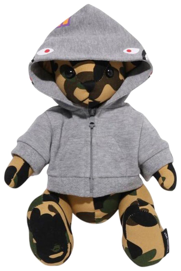 BAPE 1st Camo Bear Plush 35cm Doll Multicolor