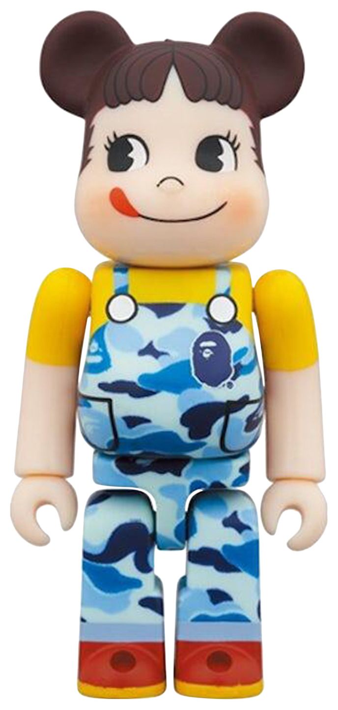 BAPE x BERBRICK x Peko chan 100  400 Set Blue Camo