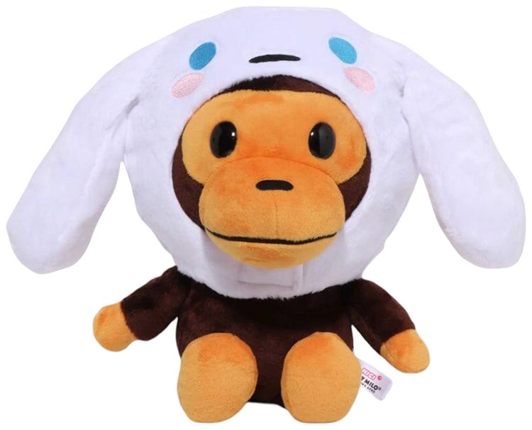 BAPE x Sanrio Cinnamoroll Baby Milo Plush Doll Multicolor