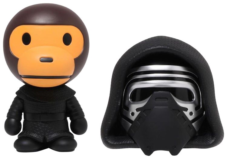 BAPE x Star Wars x Baby Milo VCD Kylo Ren Figure Black