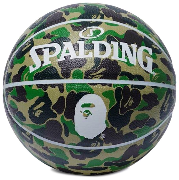 BAPE x Spalding ABC Camo Basketball Green