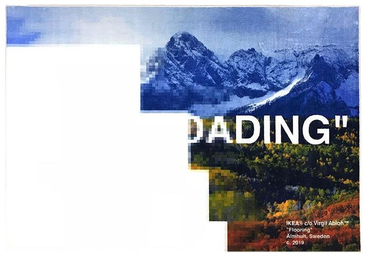 IKEA x Virgil Abloh STILL LOADING Rug 140x200cm Multicolor