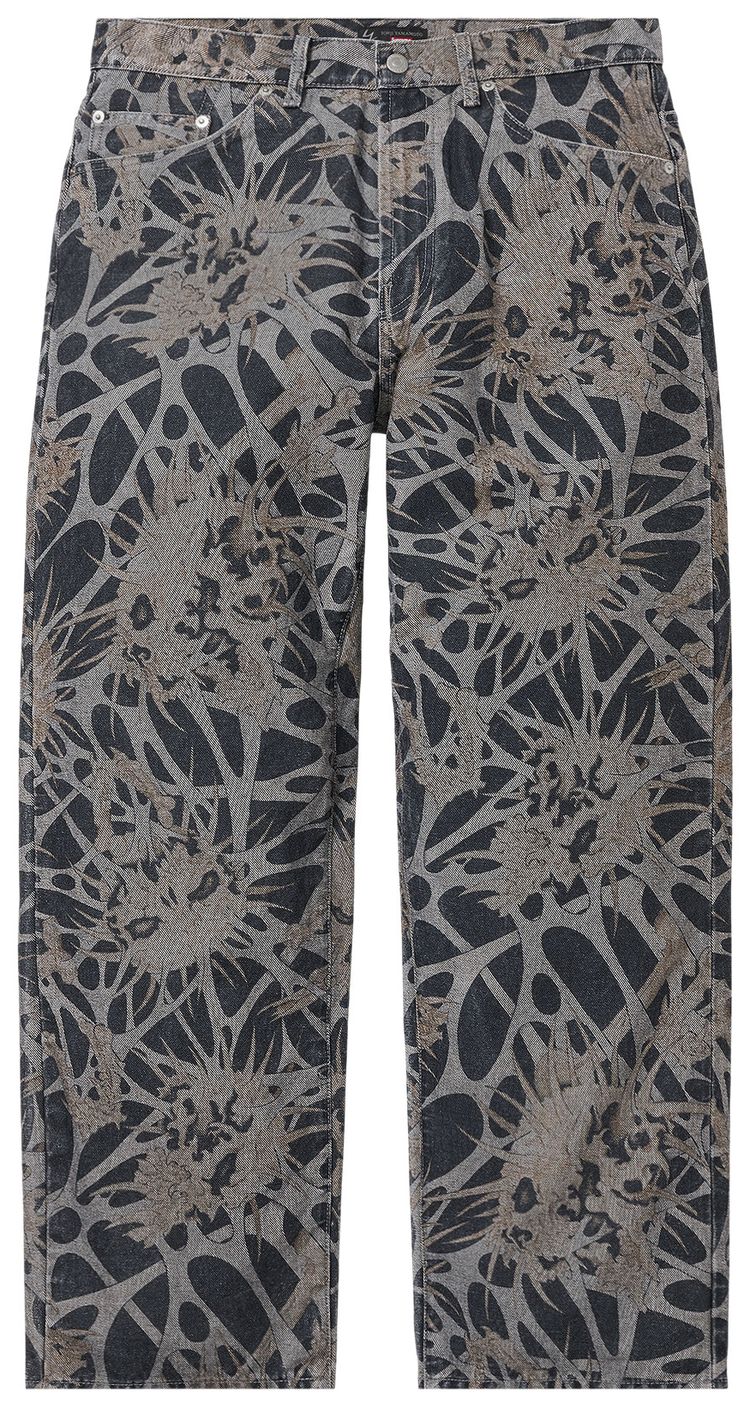 Supreme x Ys Baggy Jean Black