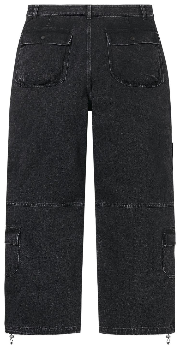 Supreme x Ys Denim Utility Pant Washed Black