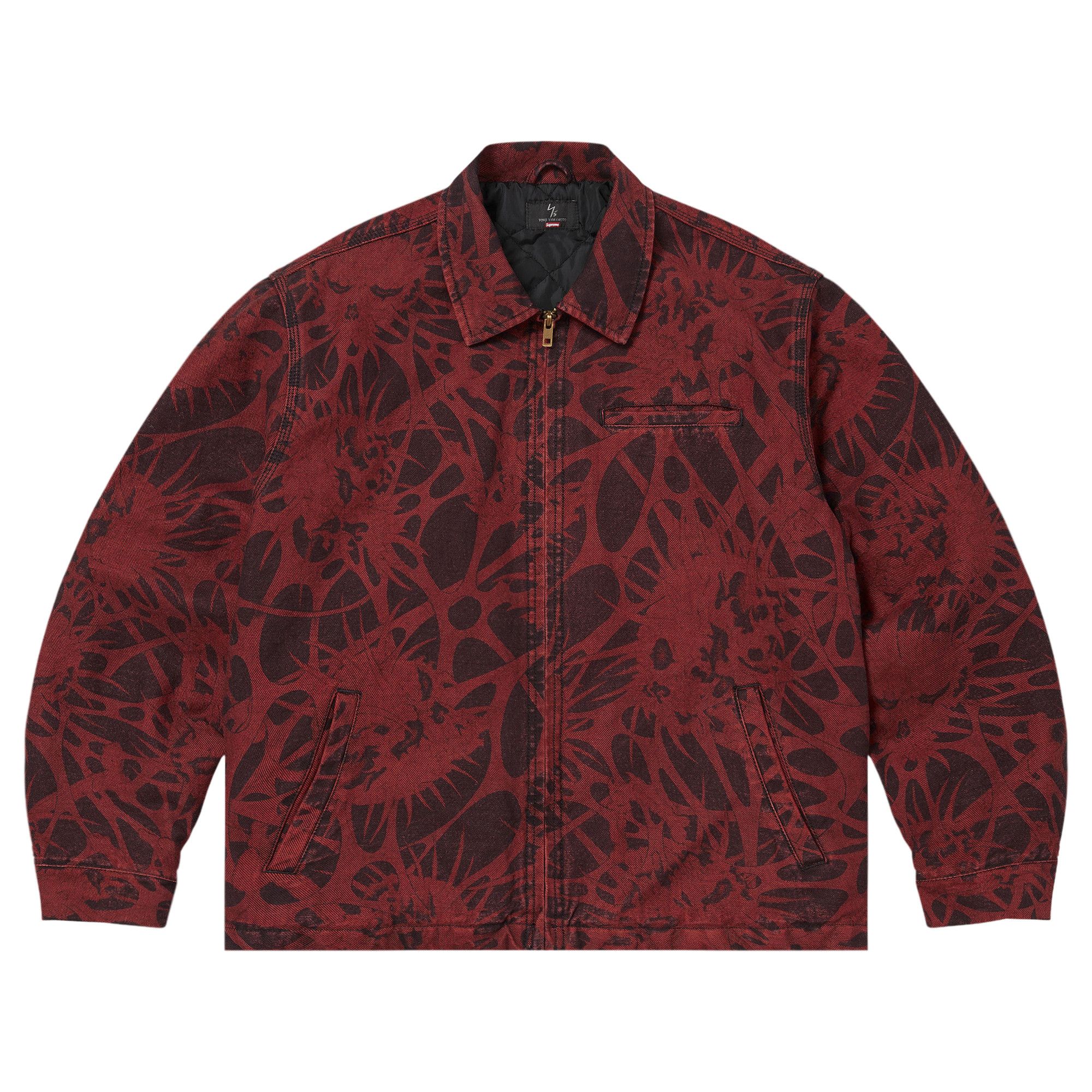 Buy Supreme x Y's Denim Work Jacket 'Overdyed Red' - FW25J31