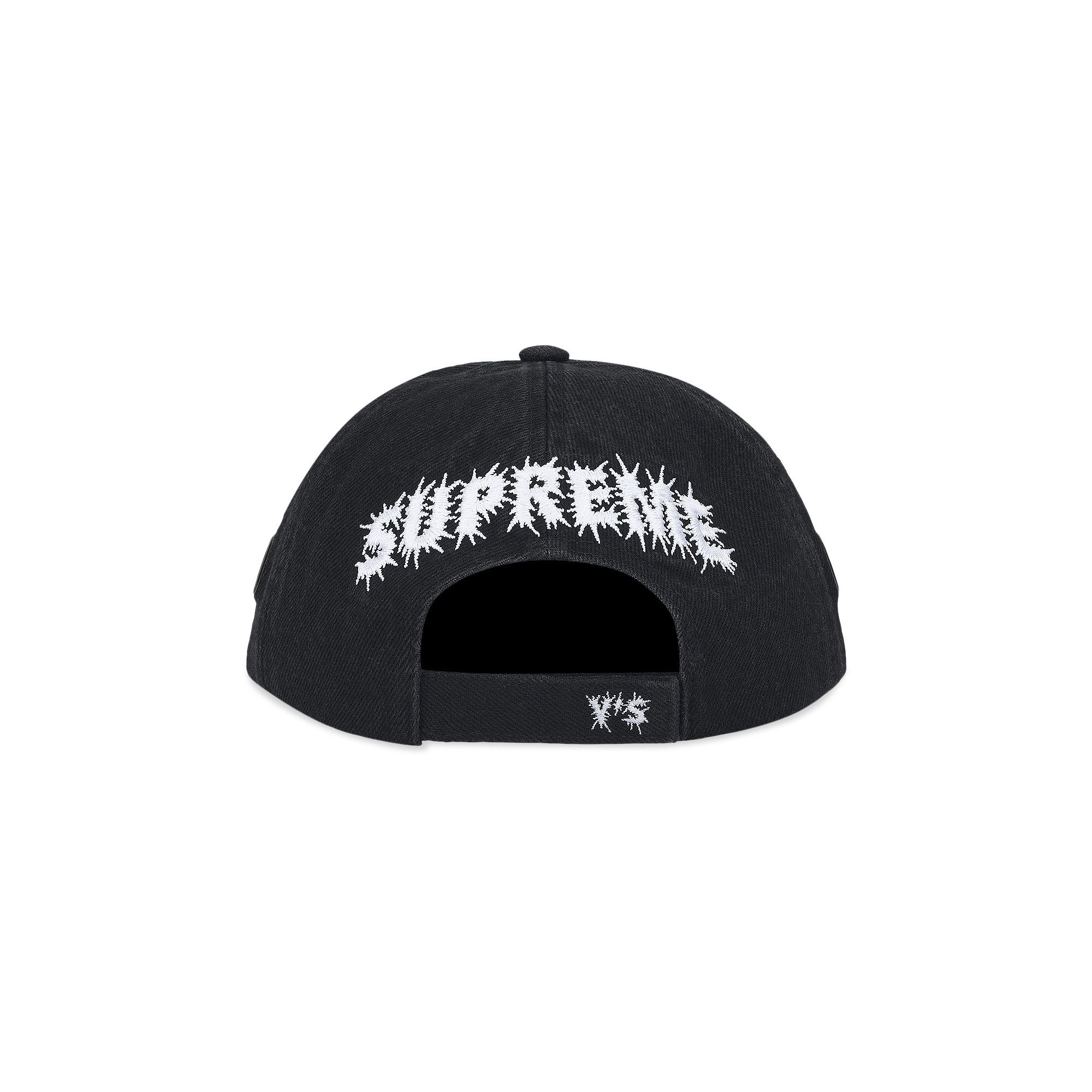 Buy Supreme x Y's Grommet 6-Panel 'Washed Black' - FW25H22