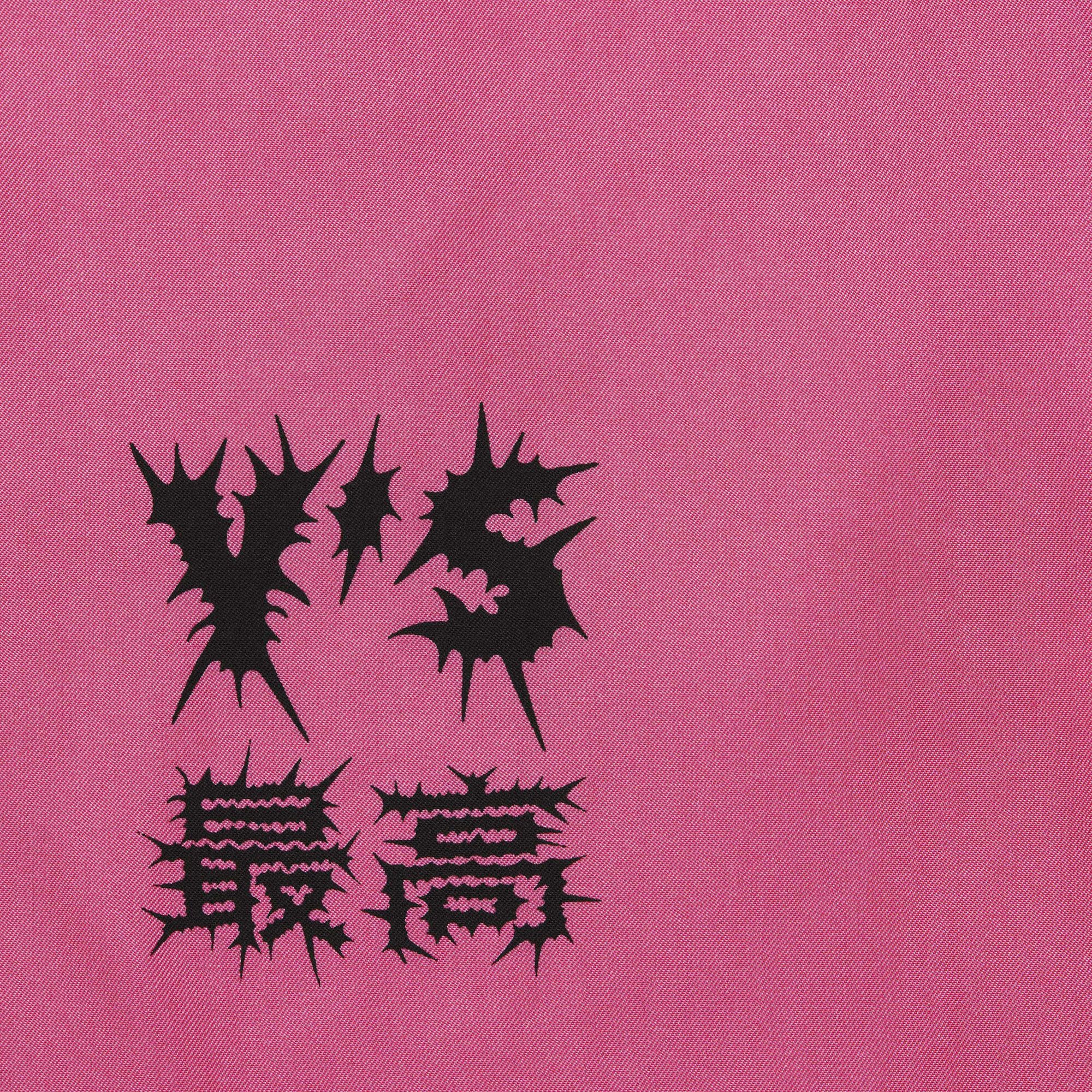 Buy Supreme x Y's Silk Zip Up Short-Sleeve Shirt 'Pink' - FW25S4