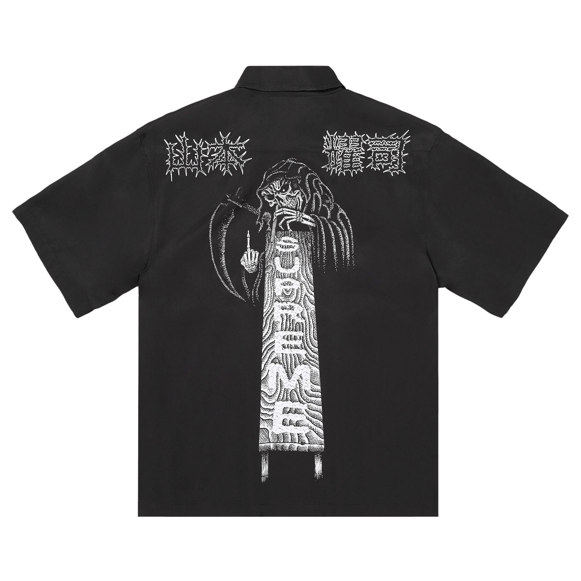 Supreme Indo Shirt 黒 刺繍 Supreme Nouveau Embroidered S/S Shirt - メルカリ