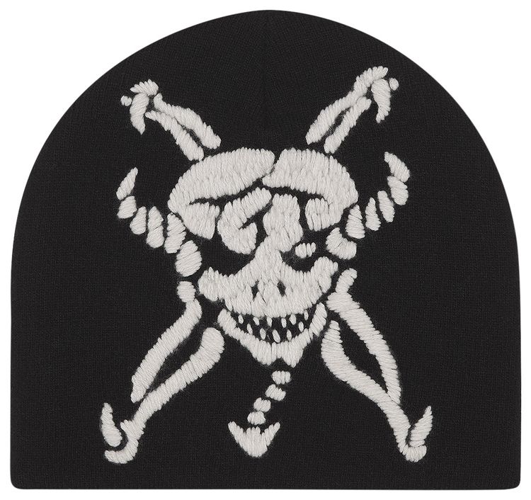 Supreme x Ys Skull Beanie Black