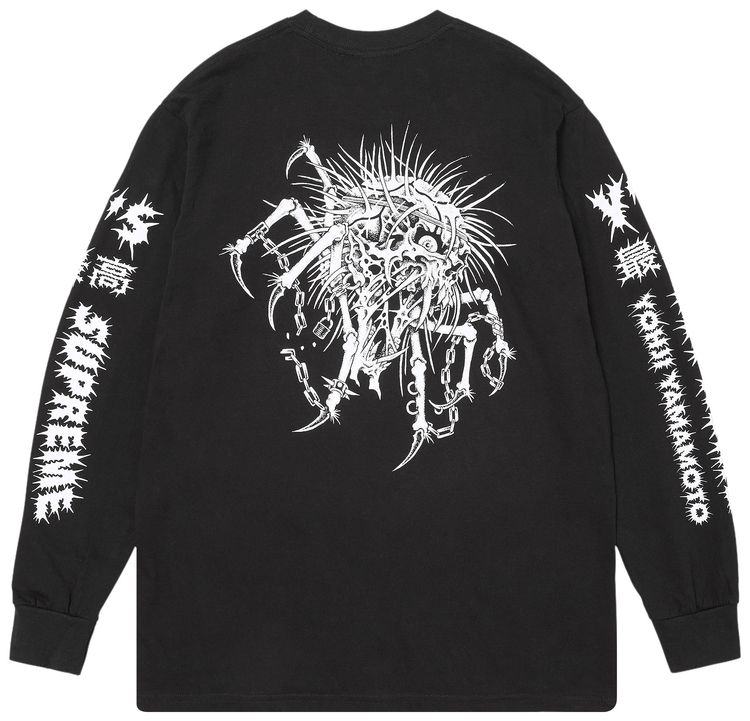 Supreme x Ys Long Sleeve Tee Black