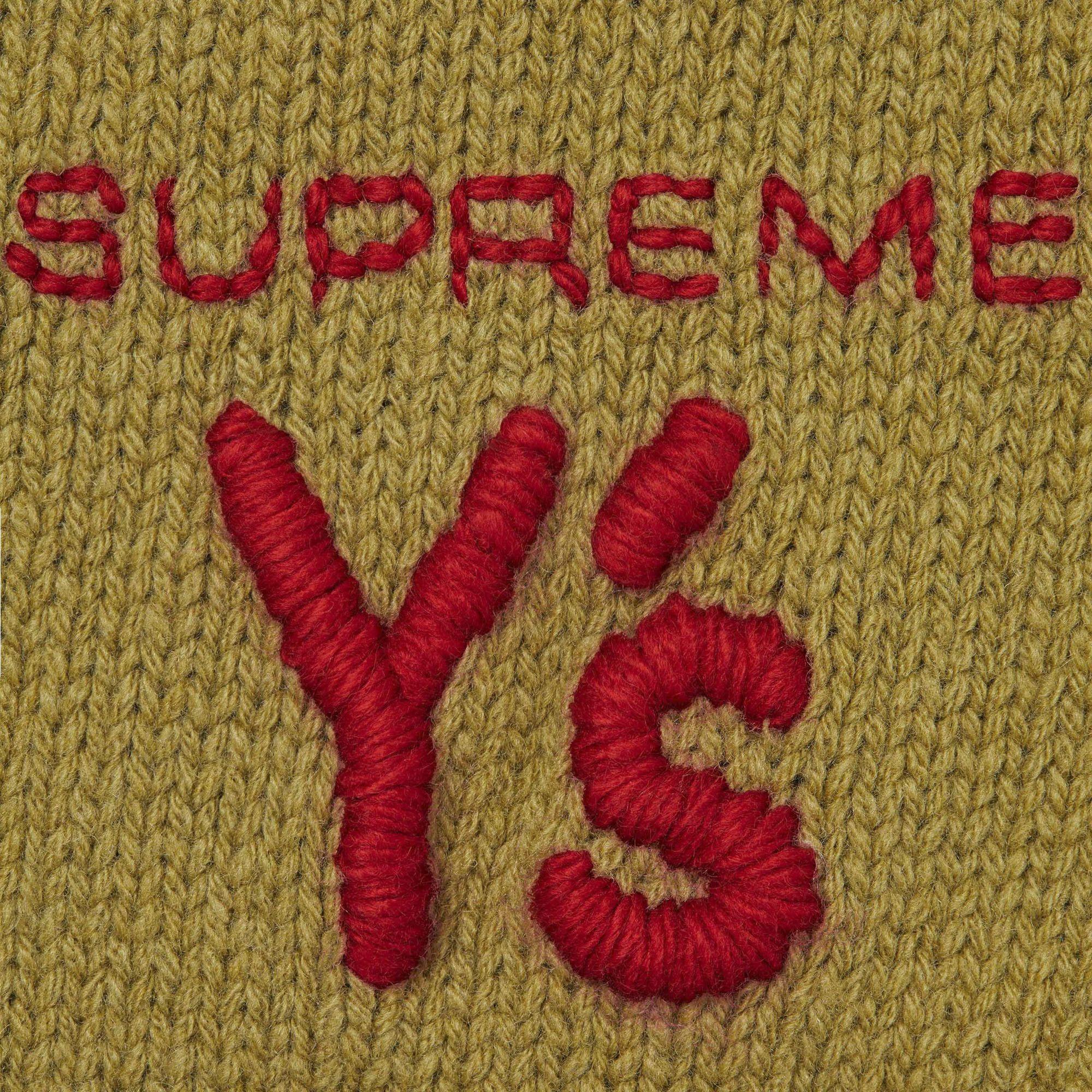 Buy Supreme x Y's Sweater 'Olive' - FW25SK4 OLIVE | GOAT