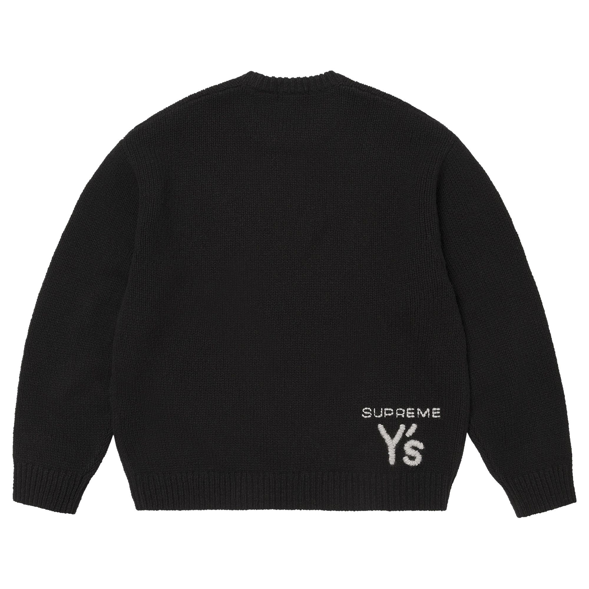 Buy Supreme x Y's Sweater 'Black' - FW25SK4 BLACK | GOAT