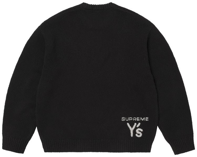 Supreme x Ys Sweater Black