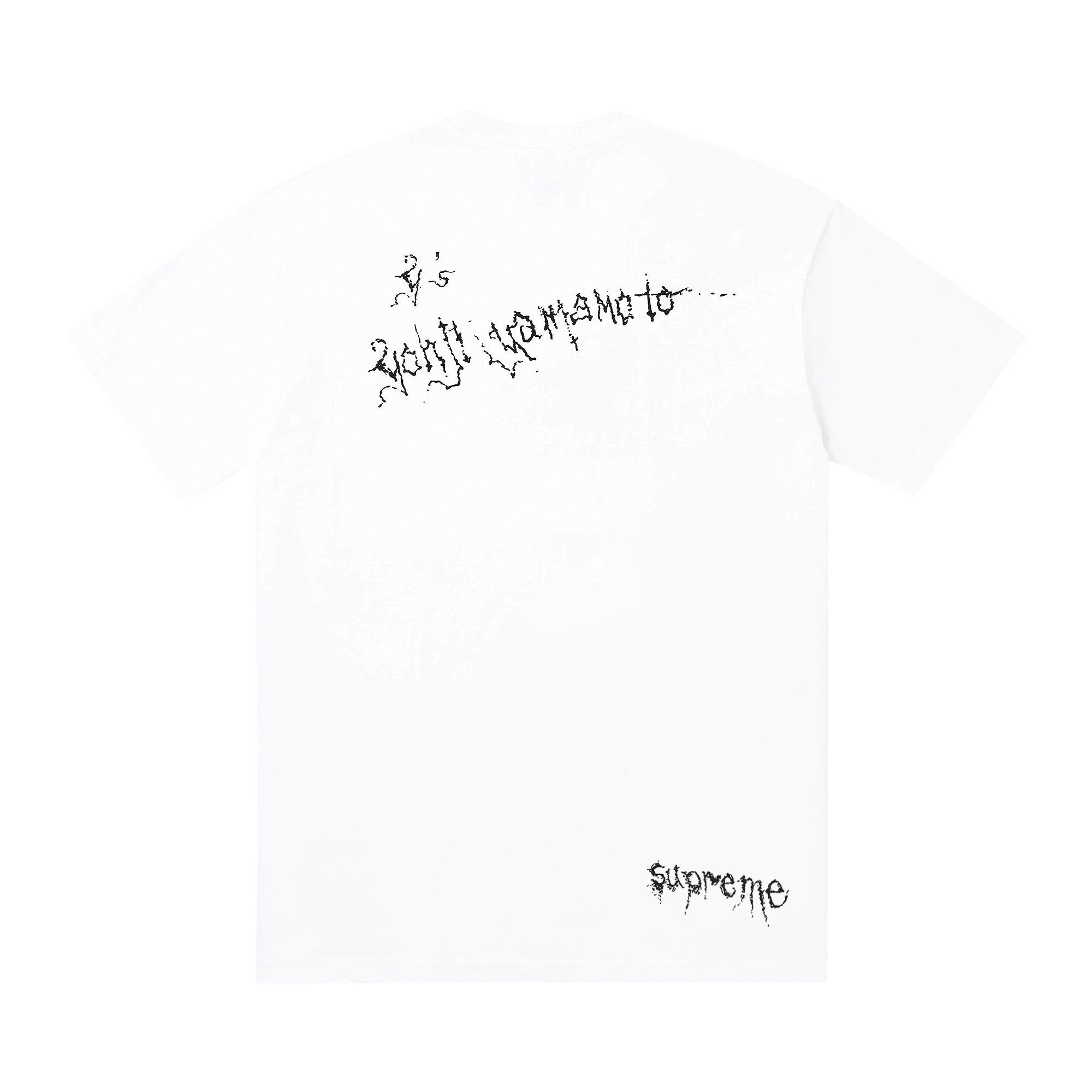 Buy Supreme x Y's Thinker Tee 'White' - FW25T4 WHITE | GOAT
