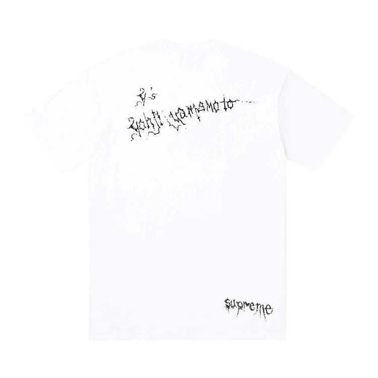 Supreme x Ys Thinker Tee White