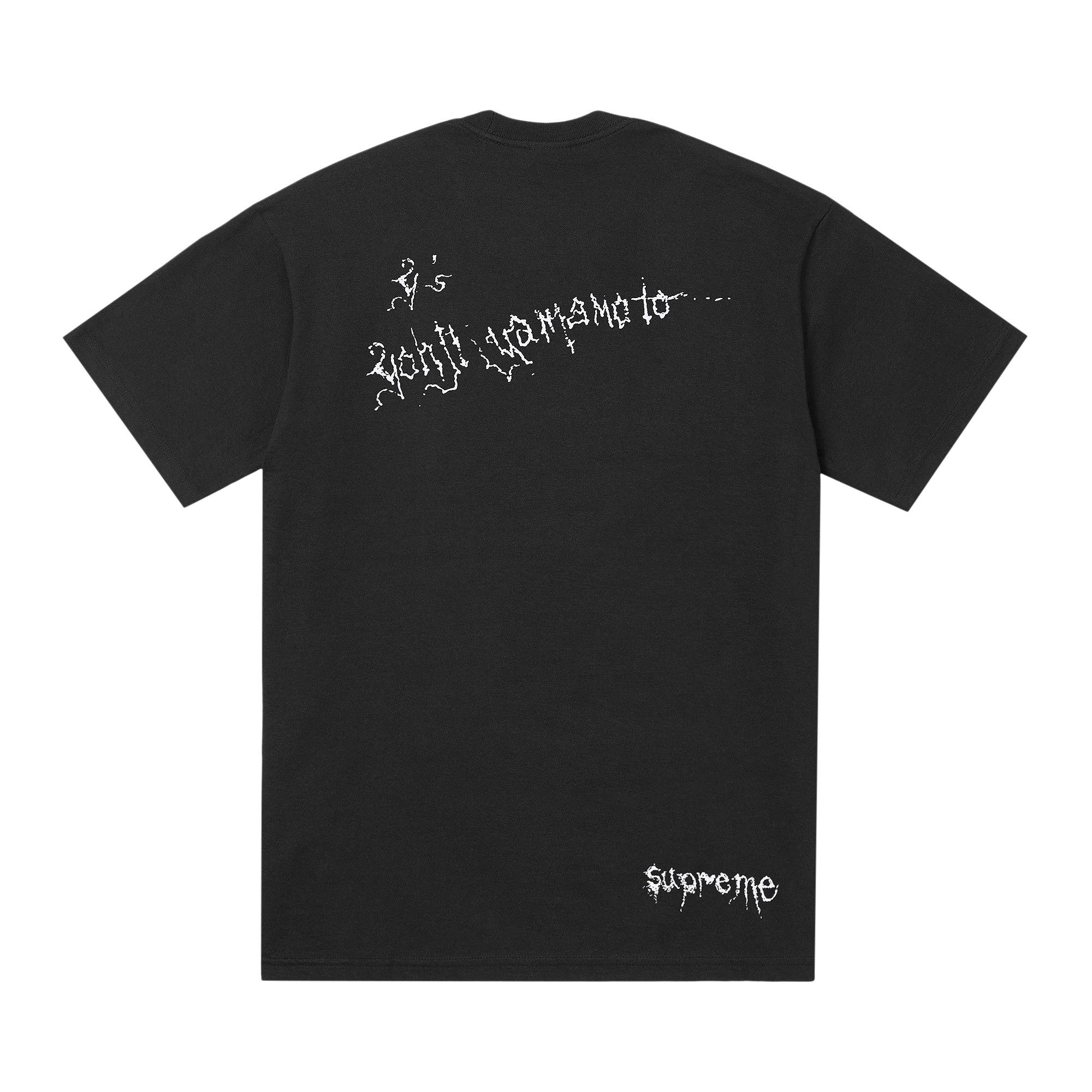 Buy Supreme x Y's Thinker Tee 'Black' - FW25T4 BLACK | GOAT