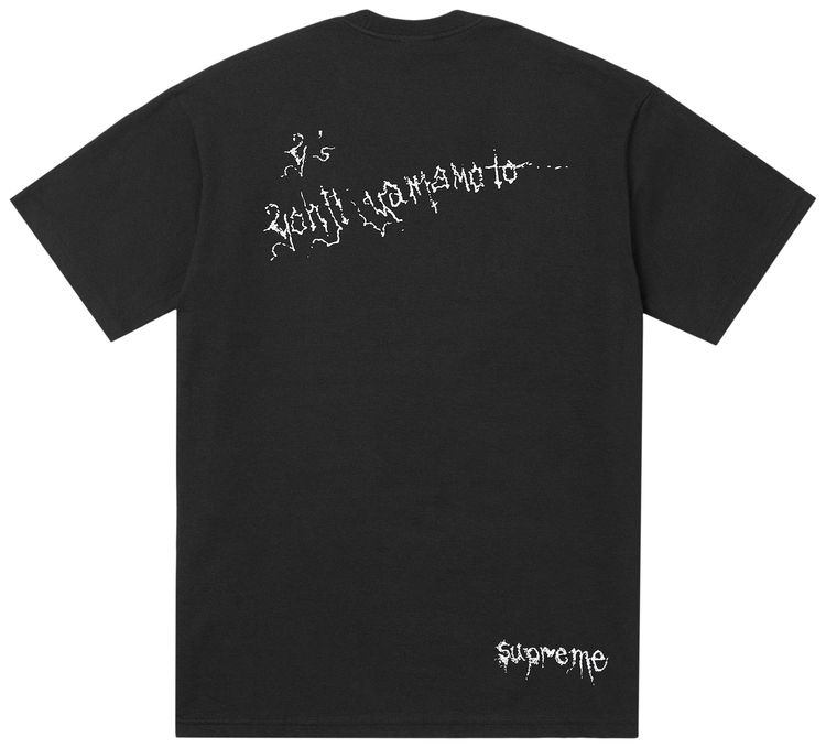 Supreme x Ys Thinker Tee Black