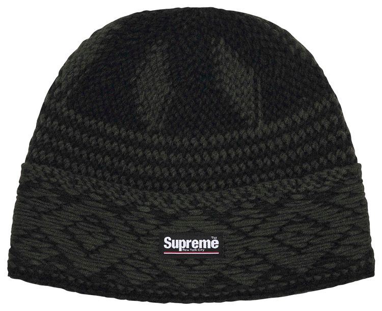 Supreme Diamond Beanie Black