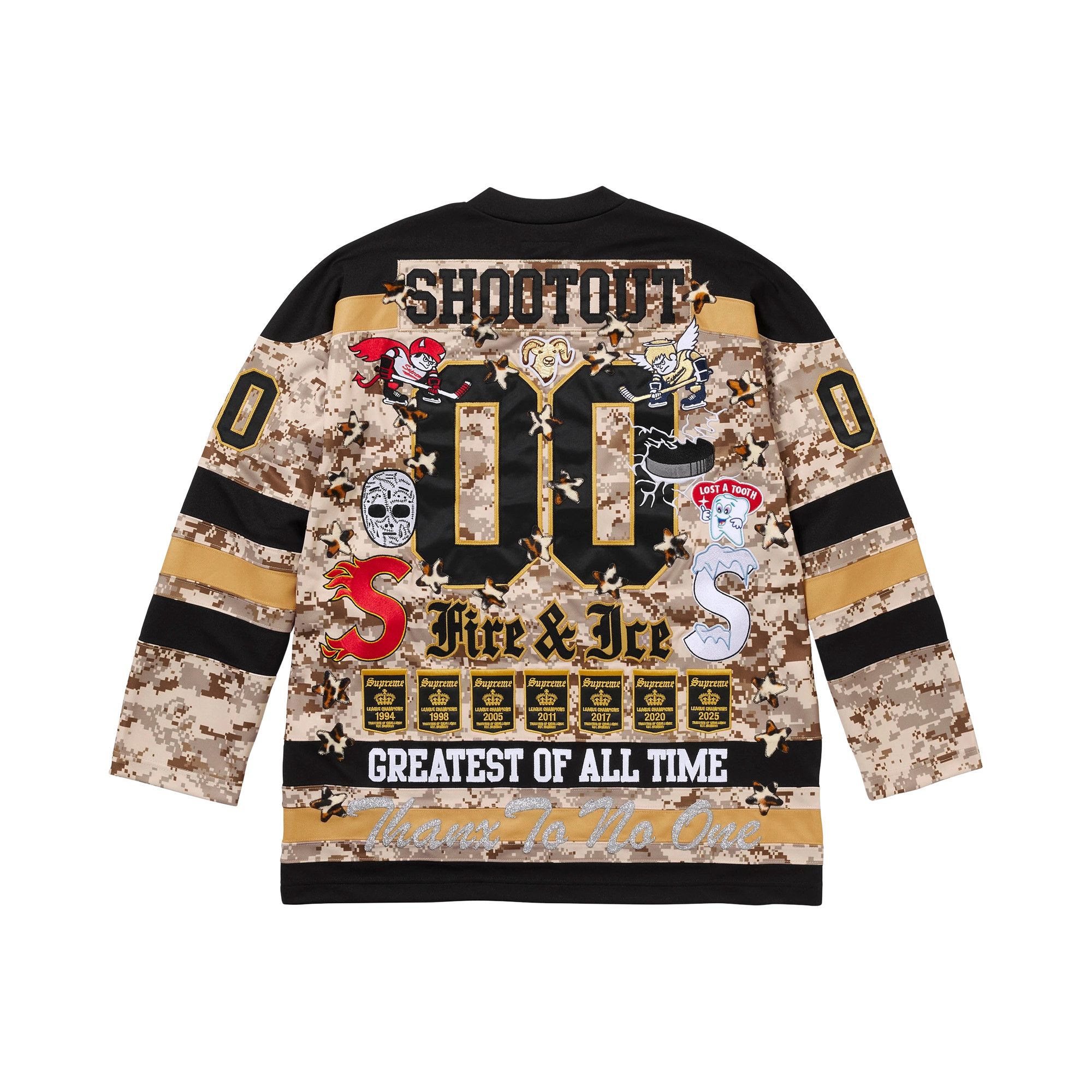 Buy Supreme Fire & Ice Hockey Jersey 'Digi Camo' - FW25KN28 DIGI