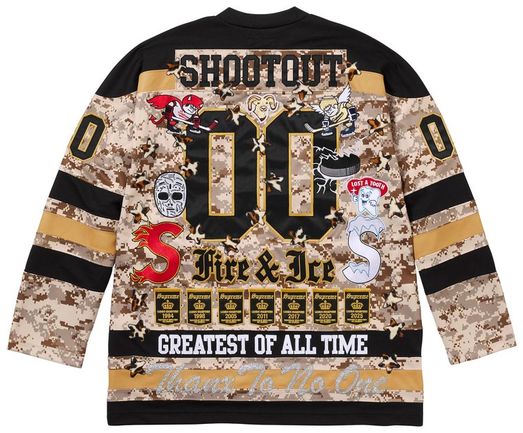 Supreme Fire  Ice Hockey Jersey Digi Camo
