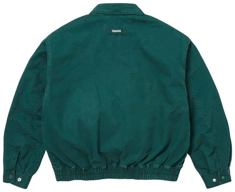 Supreme Hooded Utility Jacket Dark Green