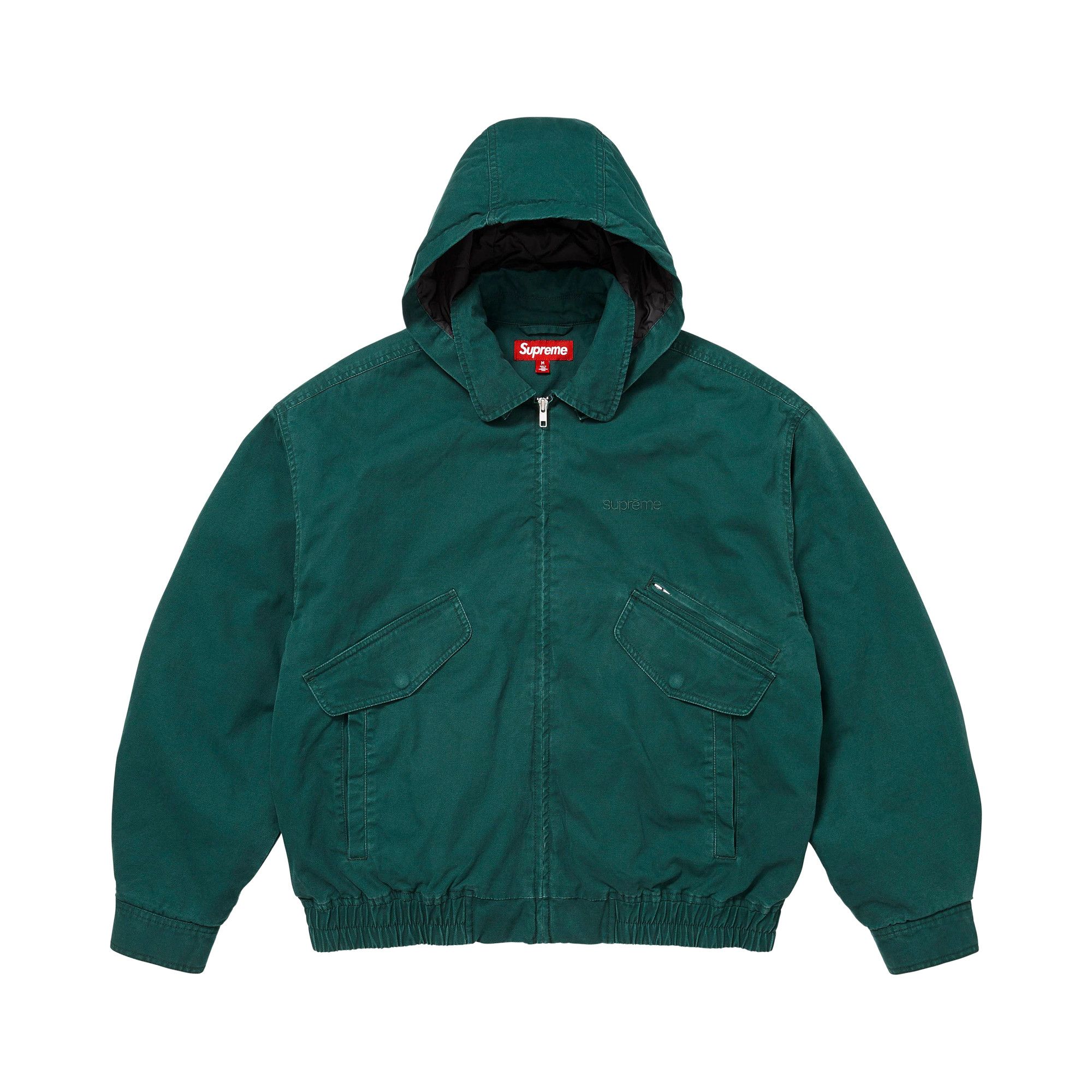 Buy Supreme Hooded Utility Jacket 'Dark Green' - FW25J85 DARK