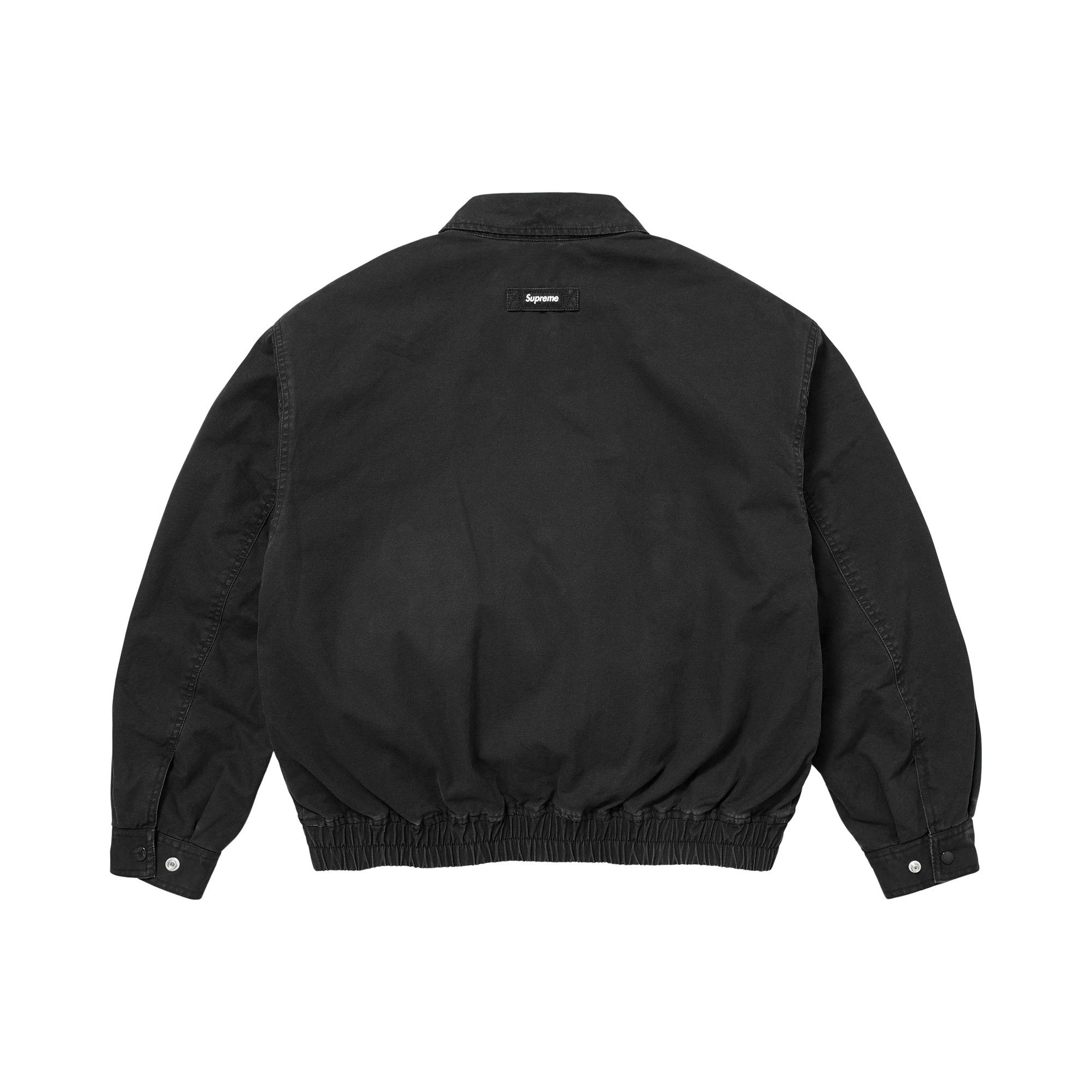 Buy Supreme Hooded Utility Jacket 'Black' - FW25J85 BLACK | GOAT